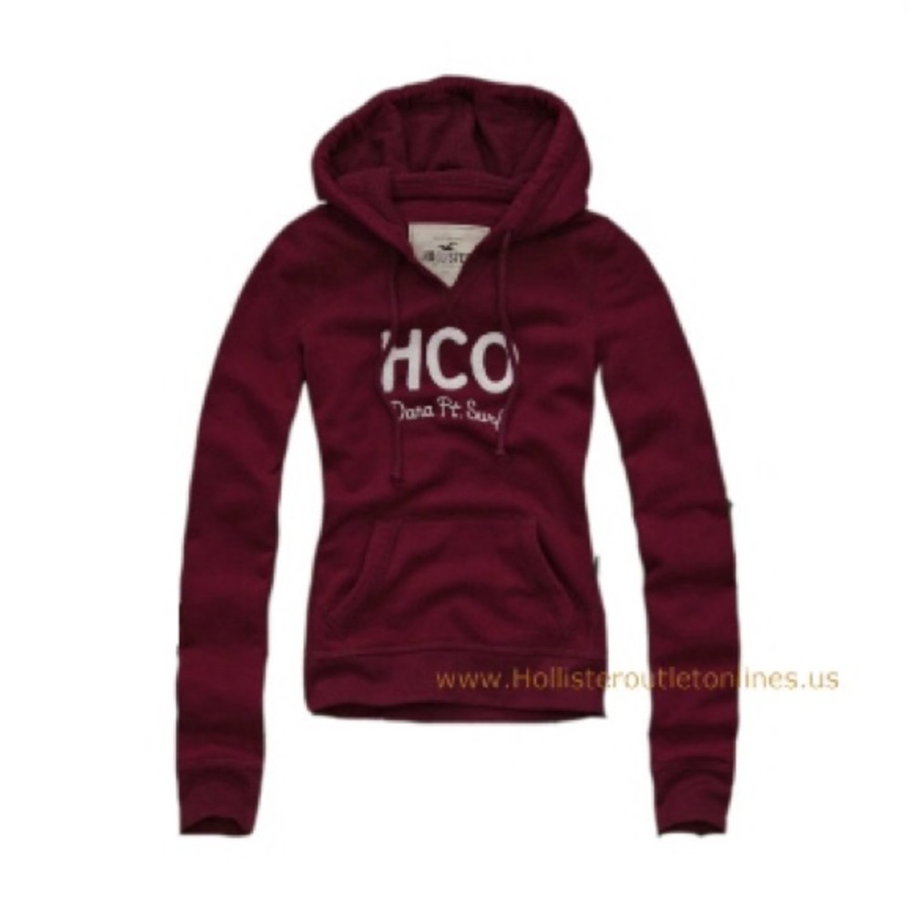 Maroon Hollister Hoodie Dana Pt. Surf